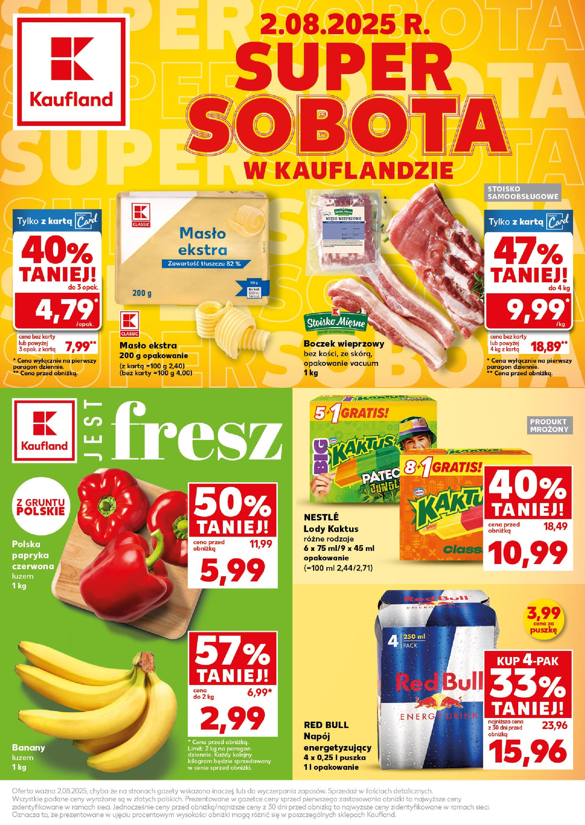 KAUFLAND gazetka promocyjna 02.08.2025 - Promocje - Numer strony 1