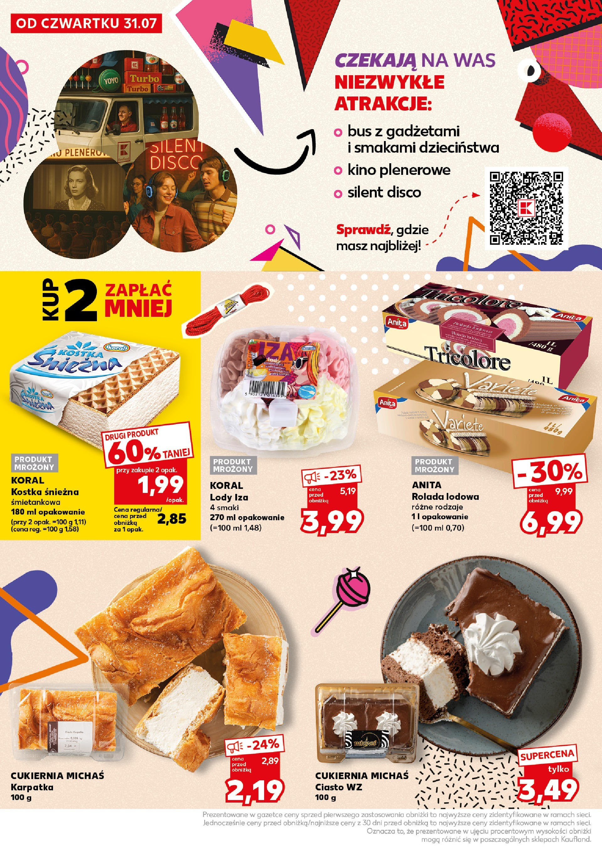 Kaufland gazetka - Super Sobota (02.08.2025) - od jutra | Strona: 10 | Produkty: Rolada, Ciasto, Rolada lodowa, Lody Kaufland gazetka - Super Sobota od 02.08.2025 - od jutra PDF | Strona: 10 | Produkty: Rolada, Ciasto, Rolada lodowa, Lody