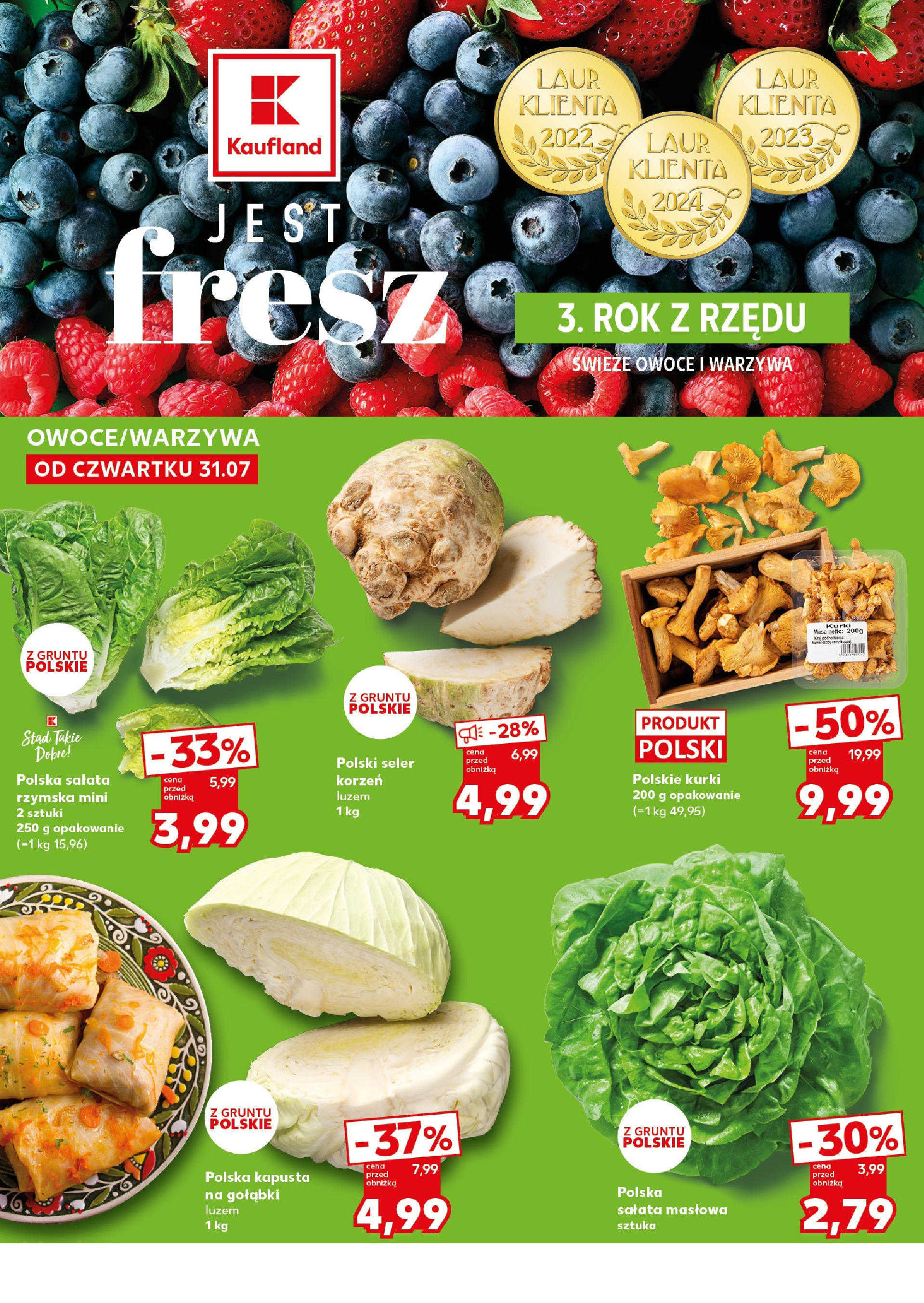 Kaufland gazetka - Super Sobota (02.08.2025) - od jutra | Strona: 16 | Produkty: Kapusta, Warzywa, Owoce Kaufland gazetka - Super Sobota od 02.08.2025 - od jutra PDF | Strona: 16 | Produkty: Kapusta, Warzywa, Owoce
