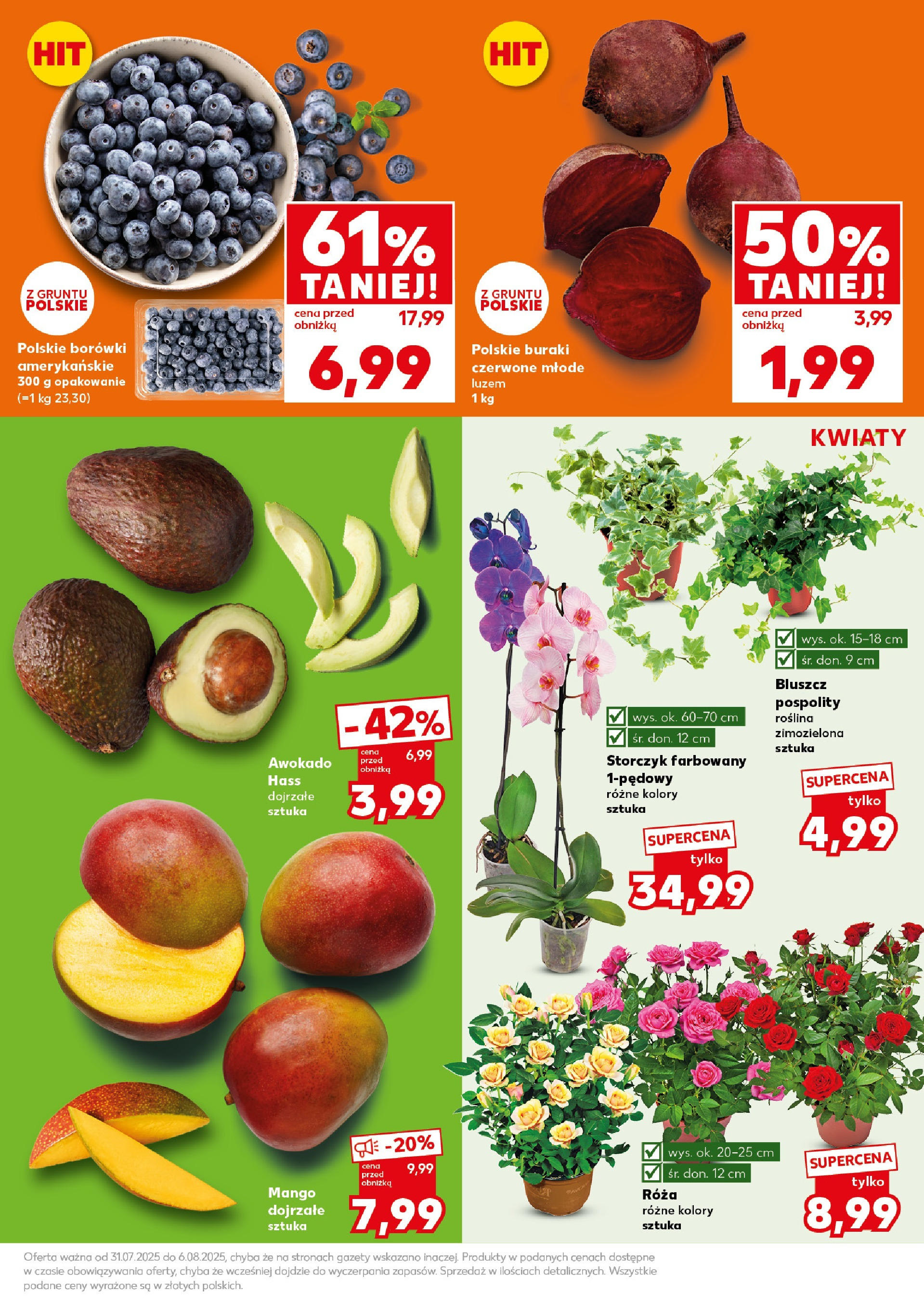 Kaufland gazetka - Super Sobota (02.08.2025) - od jutra | Strona: 17 | Produkty: Mango, Buraki, Kwiaty, Awokado Kaufland gazetka - Super Sobota od 02.08.2025 - od jutra PDF | Strona: 17 | Produkty: Mango, Buraki, Kwiaty, Awokado