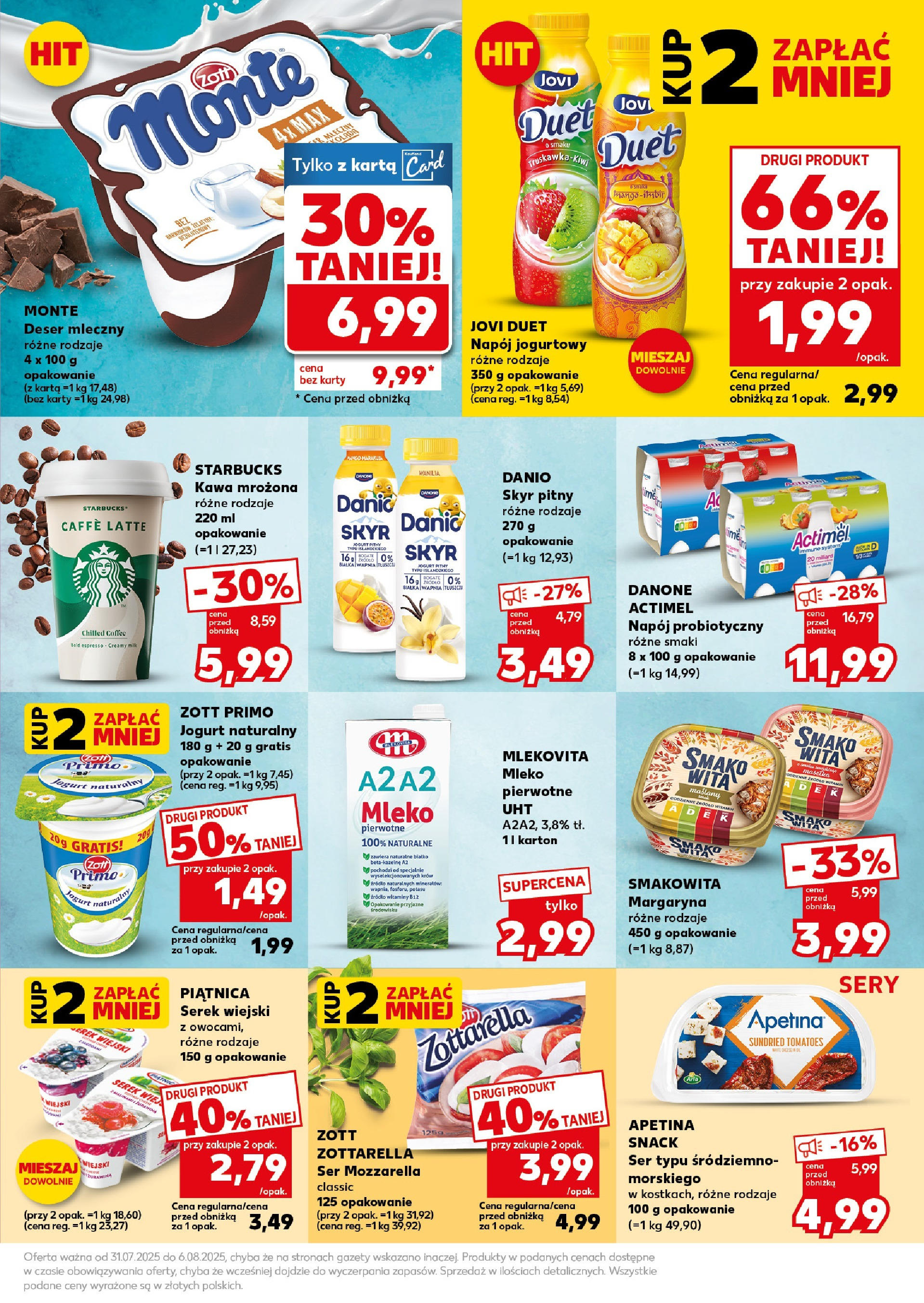 Kaufland gazetka - Super Sobota (02.08.2025) - od jutra | Strona: 27 | Produkty: Serek, Sery, Kawa, Mozzarella Kaufland gazetka - Super Sobota od 02.08.2025 - od jutra PDF | Strona: 27 | Produkty: Serek, Sery, Kawa, Mozzarella
