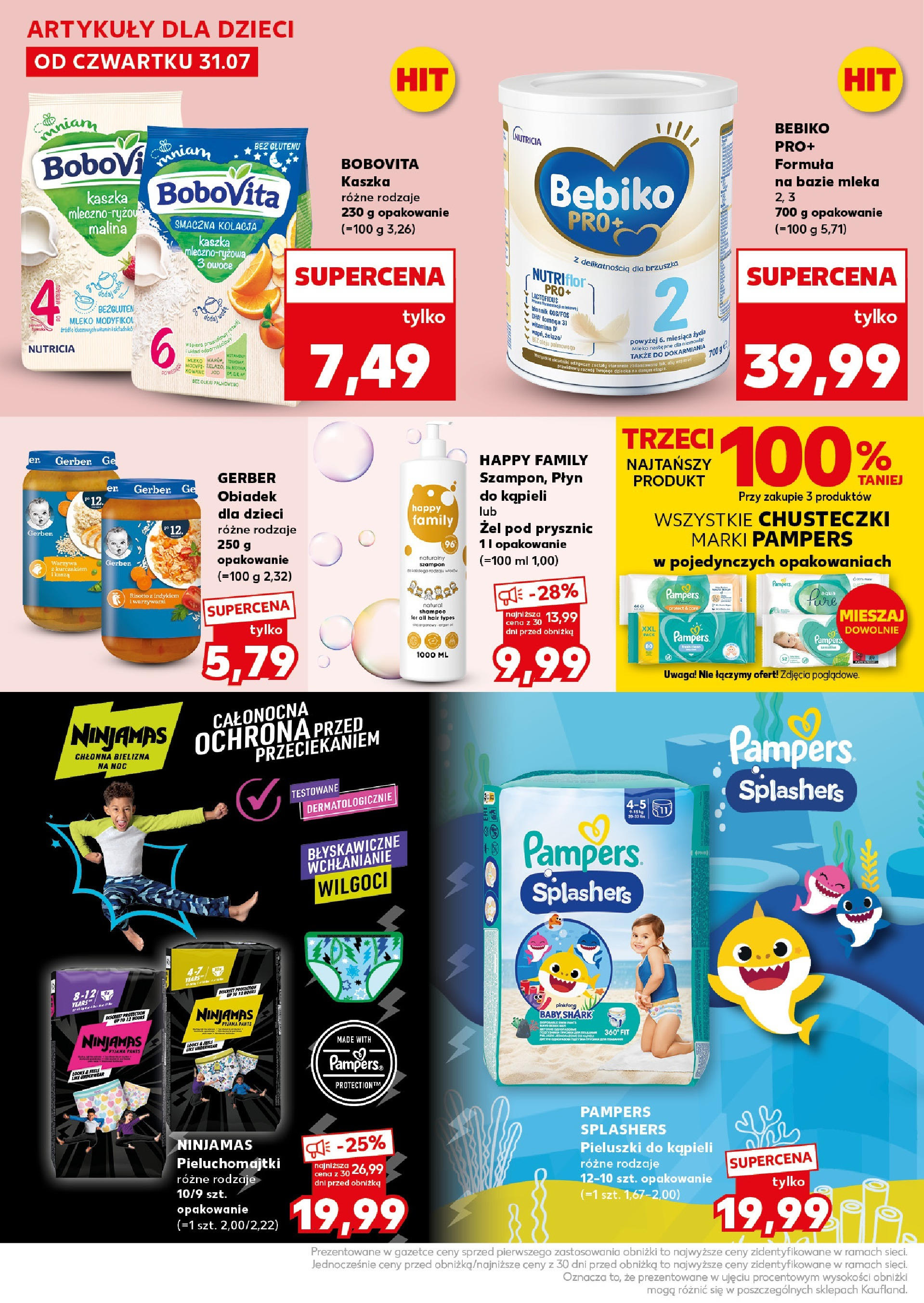 Kaufland gazetka - Super Sobota (02.08.2025) - od jutra | Strona: 30 | Produkty: Bielizna, Prysznic, Szampon, Warzywa Kaufland gazetka - Super Sobota od 02.08.2025 - od jutra PDF | Strona: 30 | Produkty: Bielizna, Prysznic, Szampon, Warzywa