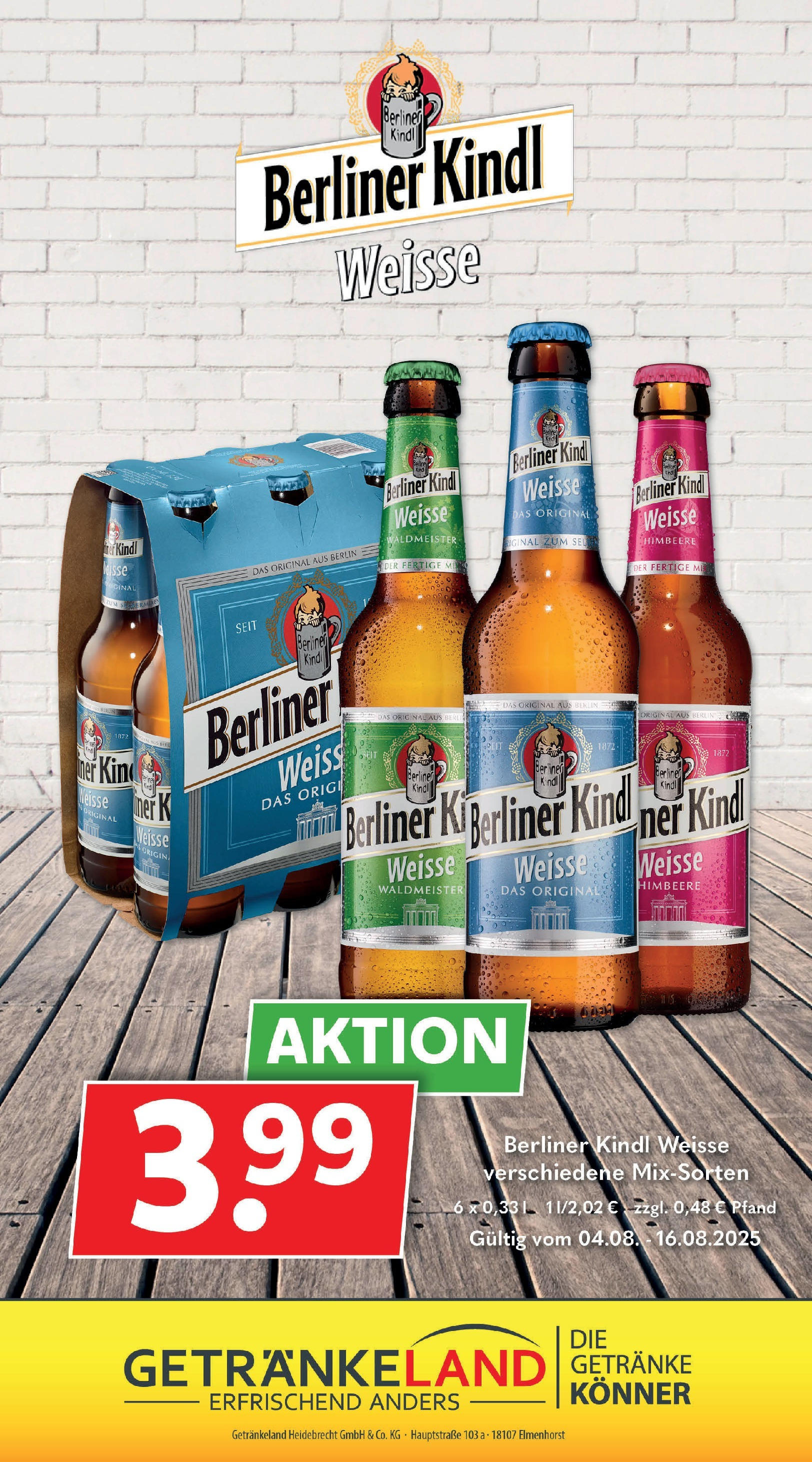 Getränkeland - Getränkeland: Getränkeangebote (ab 03.08.2025) zum Blättern | Seite: 12 | Produkte: Berliner, Himbeere Getränkeland - Getränkeland: Getränkeangebote (ab 03.08.2025) zum Blättern | Seite: 12 | Produkte: Berliner, Himbeere