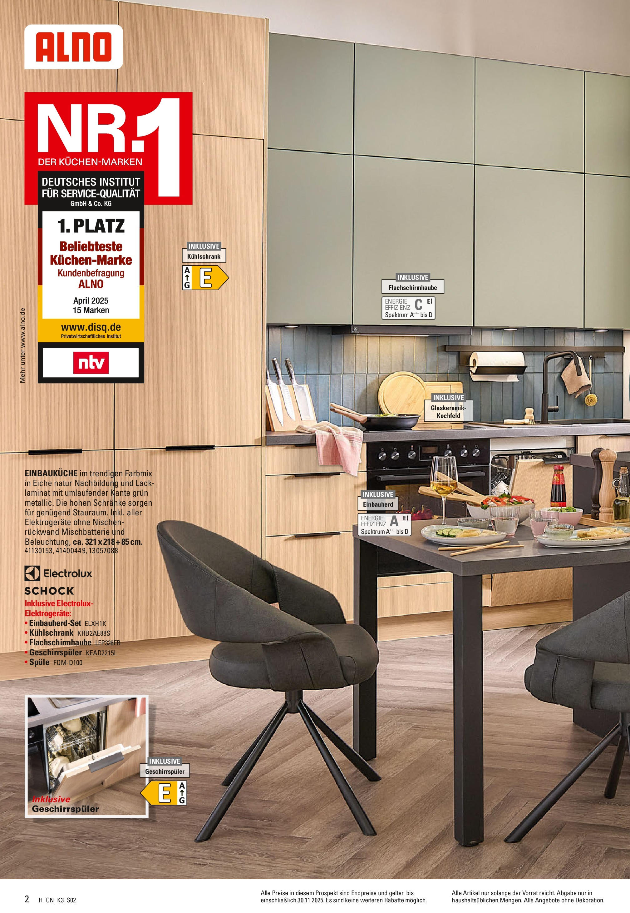 Höffner - Küchen Power (ab 01.08.2025) zum Blättern | Seite: 2 | Produkte: Geschirrspüler, Einbauküche, Kühlschrank, Kochfeld Höffner - Küchen Power (ab 01.08.2025) zum Blättern | Seite: 2 | Produkte: Geschirrspüler, Einbauküche, Kühlschrank, Kochfeld
