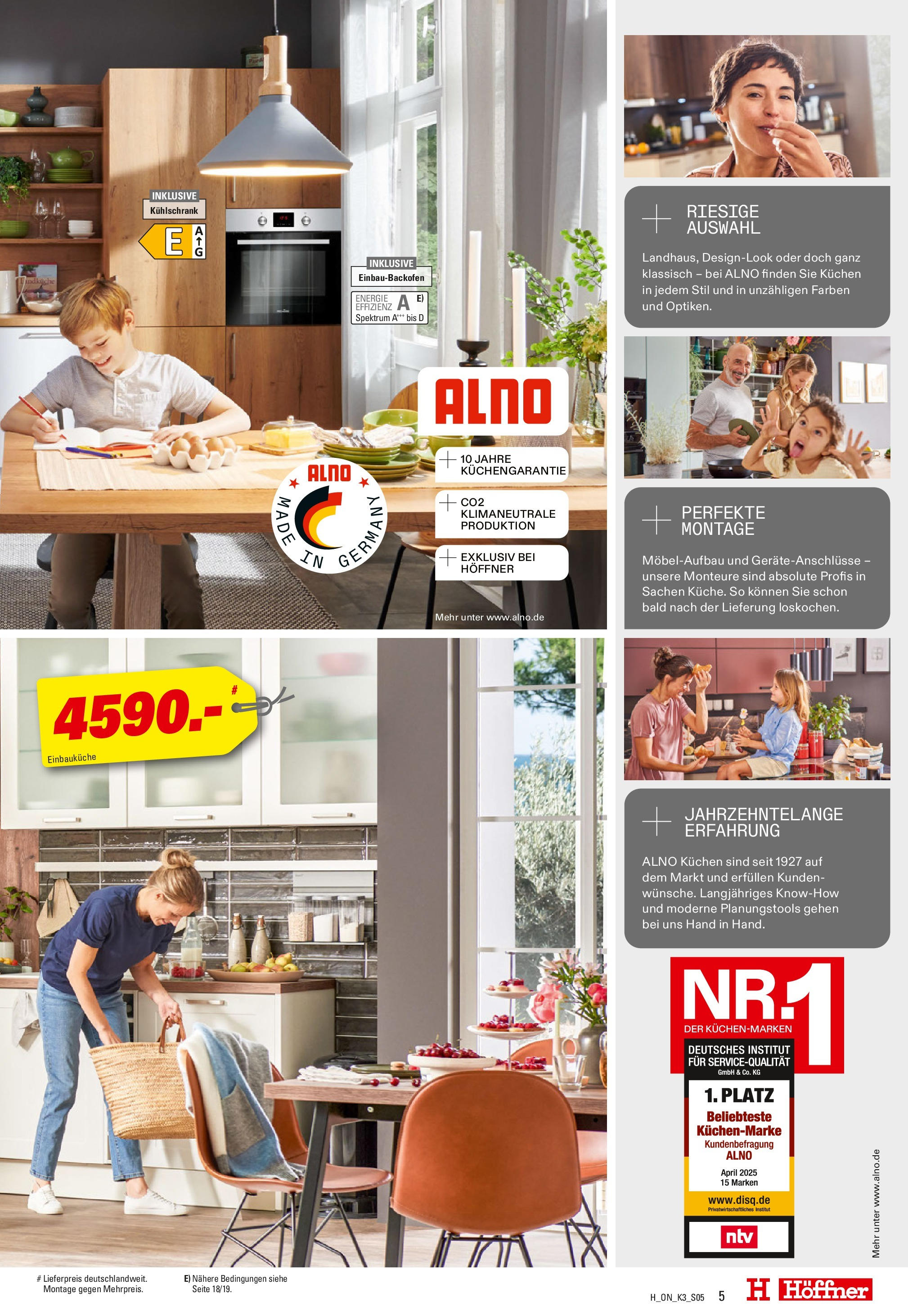 Höffner - Küchen Power (ab 01.08.2025) zum Blättern | Seite: 5 | Produkte: Einbauküche, Kühlschrank, Kuchen Höffner - Küchen Power (ab 01.08.2025) zum Blättern | Seite: 5 | Produkte: Einbauküche, Kühlschrank, Kuchen
