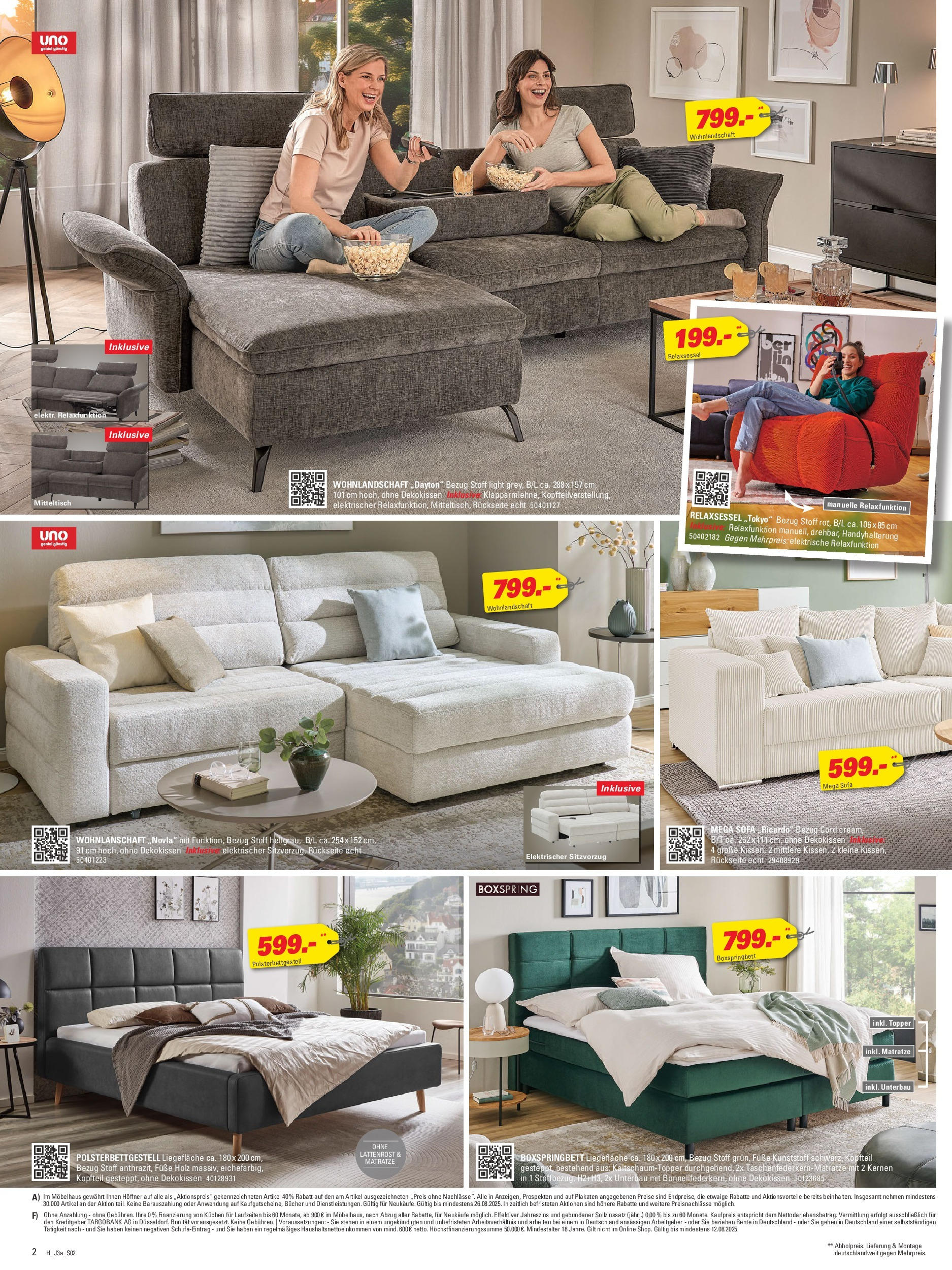 Höffner Prospekt Hamm (ab 30.07.2025) zum Blättern | Seite: 2 | Produkte: Relaxsessel, Matratze, Boxspringbett, Topper Höffner Prospekt Hamm (ab 30.07.2025) zum Blättern | Seite: 2 | Produkte: Relaxsessel, Matratze, Boxspringbett, Topper