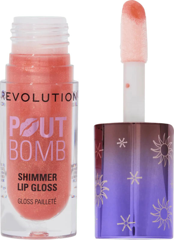 REVOLUTION Lipgloss Shimmer Bomb Orange Sunset