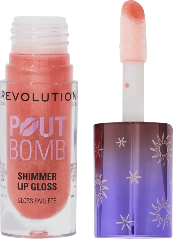 REVOLUTION Lipgloss Shimmer Bomb Orange Sunset