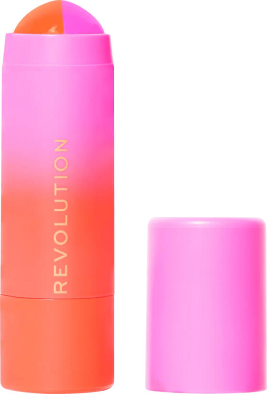 REVOLUTION Blush Stick Sunset Pink & Orange