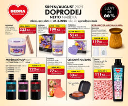 Leták doprodej Srpen 2025