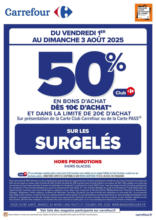 OPÉRATION BON D’ACHAT SUR LES SURGELES