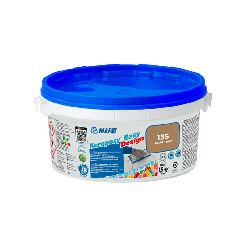 ЕПОКСИДНА ФУГИРАЩА СМЕС KERAPOXY EASY DESIGN MAPEI 135 ЗЛАТЕН ПРАХ
