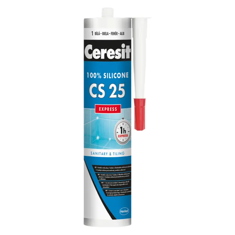 САНИТАРЕН СИЛИКОН БЯЛ CERESIT CS 25 EXPRESS