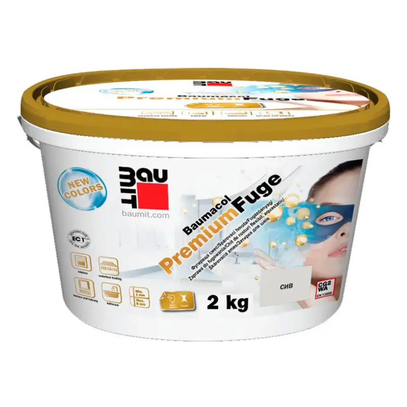 ФУГИРАЩА СМЕС БАУМАКОЛ ПРЕМИУМ BAUMIT СИВ