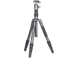 Benro Stativ Bat 15A mit VX20 Kugelkopf, Aluminium, Höhe bis 165.5cm, 14kg Zuladung, Grau