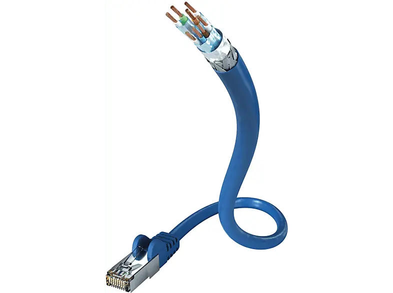 Inakustik Netzwerkkabel Cat7 2,0m Blau