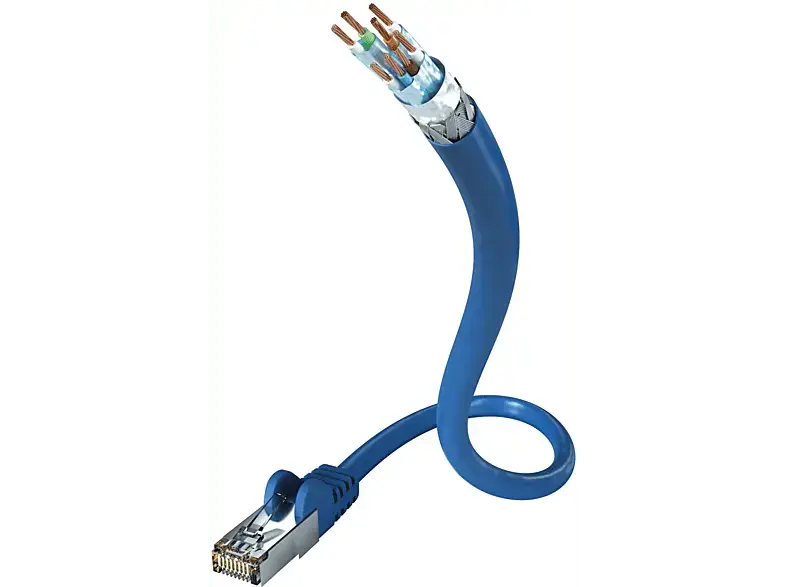 Inakustik Netzwerkkabel Cat7 2,0m Blau
