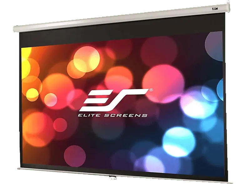 Elite Screen Rollo Leinwand 202.4x126.5cm weißer Rand (M94NWX); Rolloleinwand