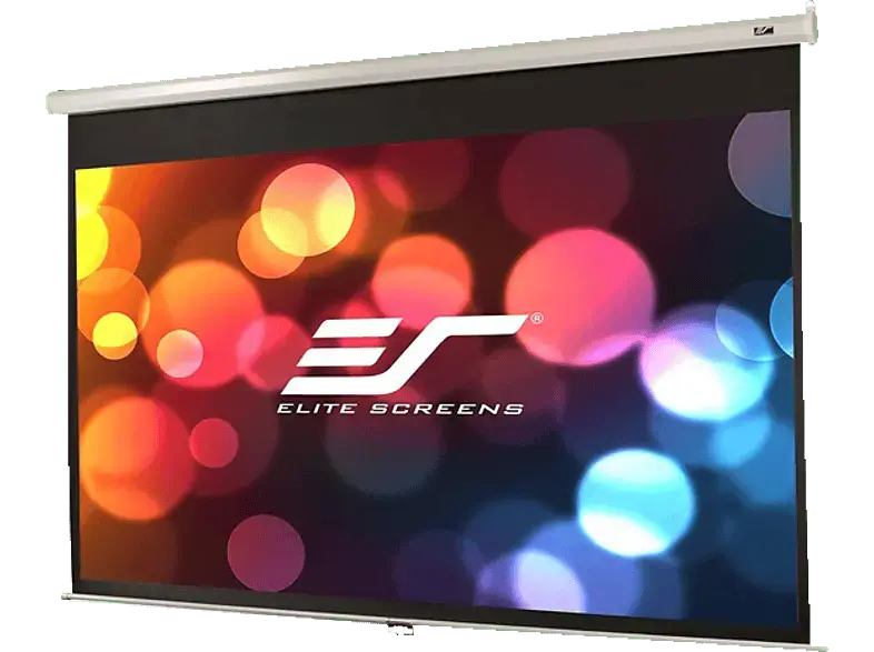 Elite Screen Rollo Leinwand 202.4x126.5cm weißer Rand (M94NWX); Rolloleinwand