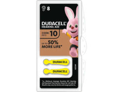 Duracell Größe 10 Hörgerätebatterien, 6er Pack; Hörgerätebatterie