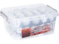 EDCO Weihnachtskugeln, Set, 70 Stk., 4/5/6 cm, Silber; Christbaumkugel