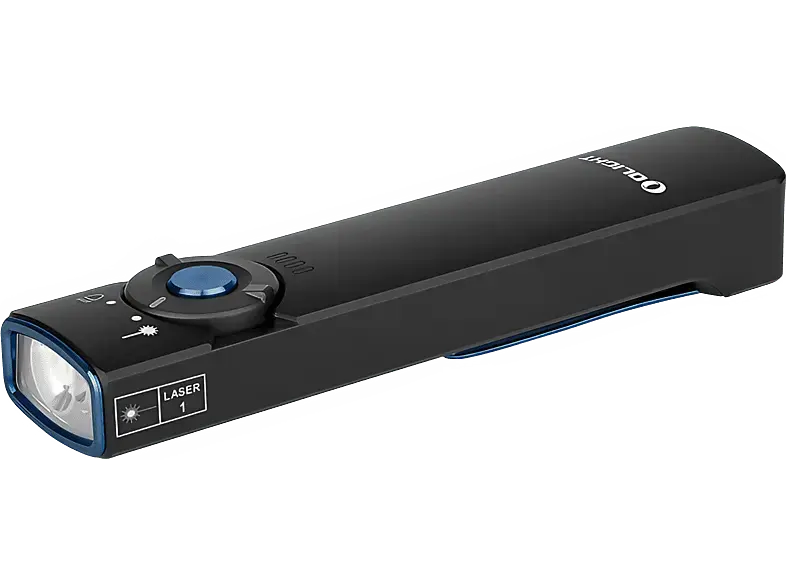 Olight Arkfeld EDC Taschenlampe mit dualer Lichtquelle weißes Licht und grüner Laser