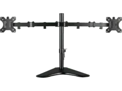 V7 Dual-Desktop-Monitorständer, bis 32 Zoll, schwarz (DS2FSD-2E); Monitorhalterung