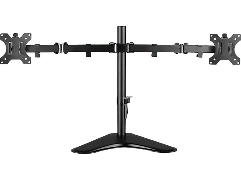 V7 Dual-Desktop-Monitorständer, bis 32 Zoll, schwarz (DS2FSD-2E); Monitorhalterung