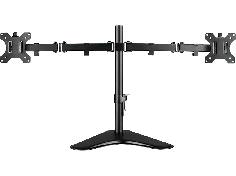 V7 Dual-Desktop-Monitorständer, bis 32 Zoll, schwarz (DS2FSD-2E); Monitorhalterung