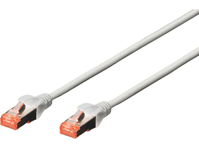 digitUS Patchkabel, Kat. 6, S/FTP, 15m, grau; Patchkabel----Patchkabel