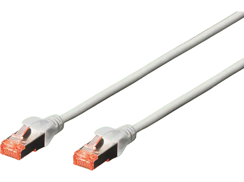 digitUS Patchkabel, Kat. 6, S/FTP, 15m, grau; Patchkabel----Patchkabel