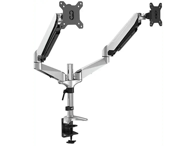 digitUS Monitorhalterung mit Gasdruckfeder Universal Dual LED/LCD