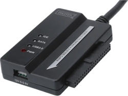 digitUS USB 3.0 IDE & SATA-Kabel for Business, Schwarz; IDE Adapter----IDE Adapter