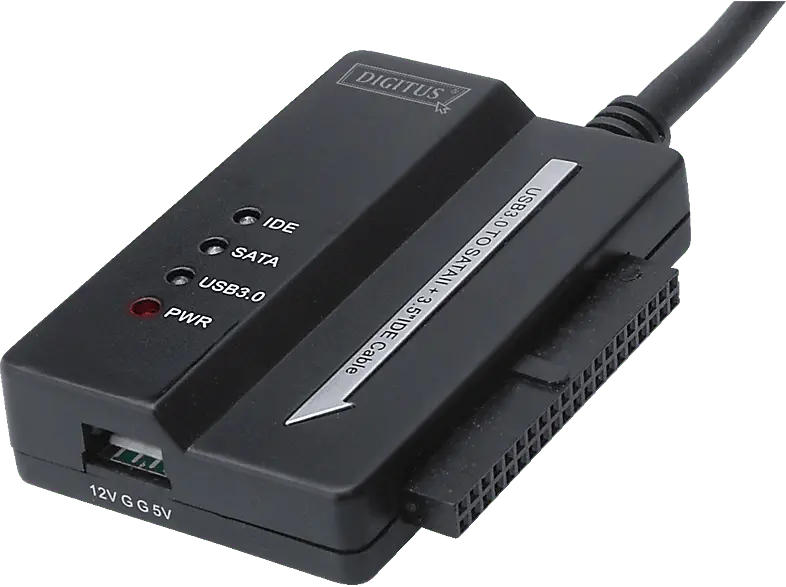 digitUS USB 3.0 IDE & SATA-Kabel for Business, Schwarz; IDE Adapter----IDE Adapter