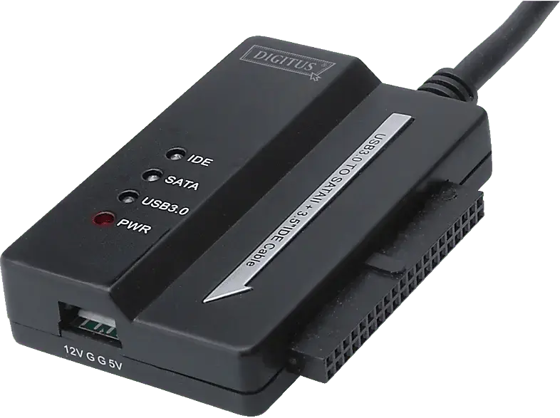digitUS USB 3.0 IDE & SATA-Kabel for Business, Schwarz; IDE Adapter----IDE Adapter