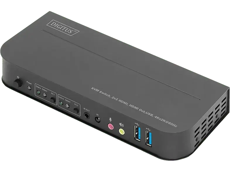 digitUS KVM Switch for Business, HDMI; Switch----Switch