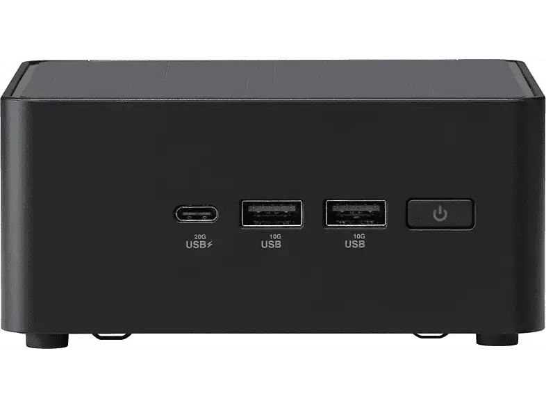 ASUS NUC 14 Pro RNUC14RVHI300002I Mini PC (Barebone), Intel® Core™ 3 Prozessor 100U, 0 GB RAM SSD, Arc™ Onboard Graphics, Kein Betriebssystem, Schwarz