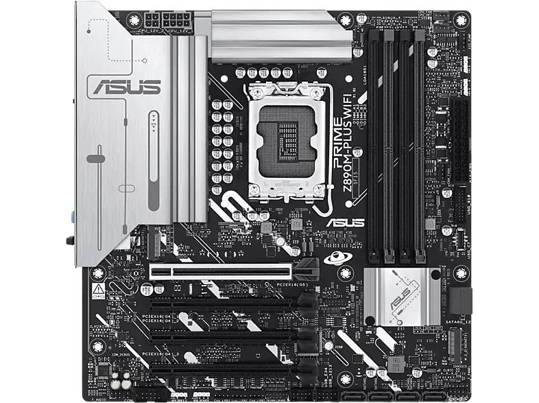 ASUS Prime Z890M-PLUS WIFI Mainboard, Intel Z890 , micro ATX, DDR5, PCIe 5.0, Wi-Fi 7
