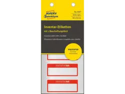 Avery ZWECKforM Inventar-Etiketten, 50 x 20 mm, 6907