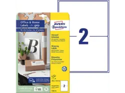 Avery ZWECKforM Versand-Etiketten, Home Office, Kleinpackung, 199,6 x 143,5 mm, 7168-10