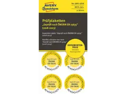 Avery ZWECKforM 6991-2018 PRÜFPL ÖNORM EN15635 18-23 NOPEEL Ø30 GB