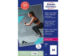 Avery ZWECKforM 1198 Business Colour Laser Papier, A4, beidseitig beschichtet, 120 g/m², 200 Blatt
