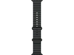 Apple 49 mm Ocean Armband, Schwarz/Titan Schwarz, One Size
