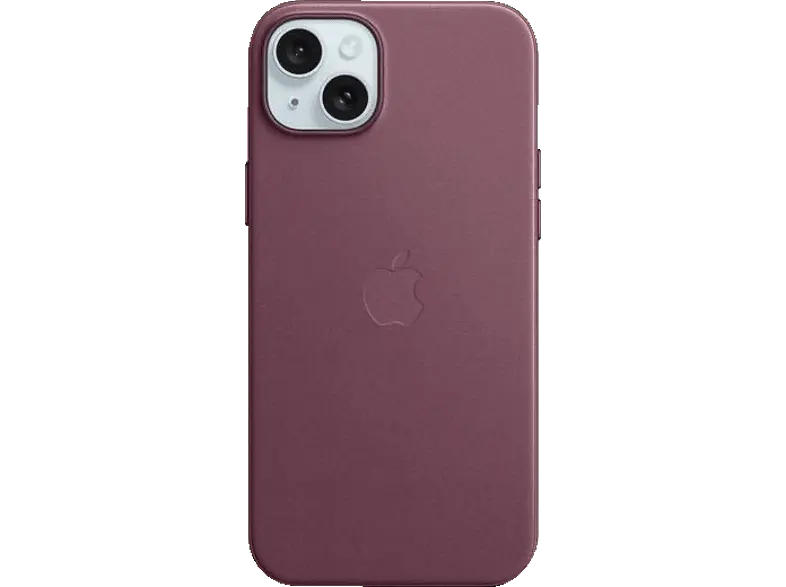 Apple Feingewebe Case mit MagSafe Backcover, für Apple iPhone 15 Plus, Mulberry; Schutzhülle