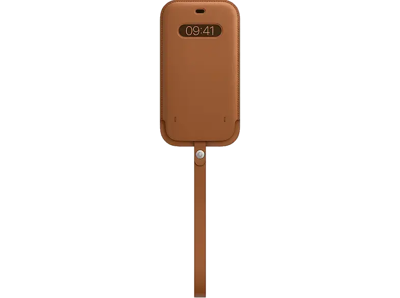 Apple Lederhülle mit MagSafe, für Apple iPhone 12 Pro Max, Braun; Schutzhülle