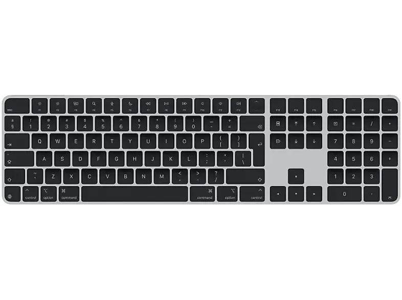 APPLE Keyboard schwarz mit Touch ID und Ziffernblock für Mac Modelle APPLE Chip (Englisch); Tastertur