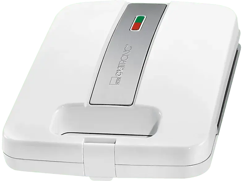 Clatronic ST 3629 Sandwichmaker, Weiß/Inox, 1200 Watt