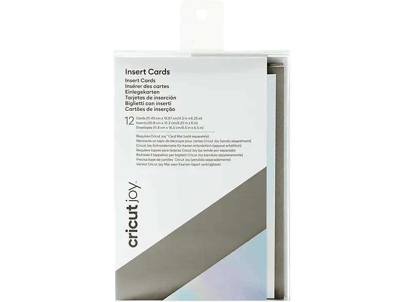 CRICUT Joy™ Insert Cards, Grau; Einsteckkarten