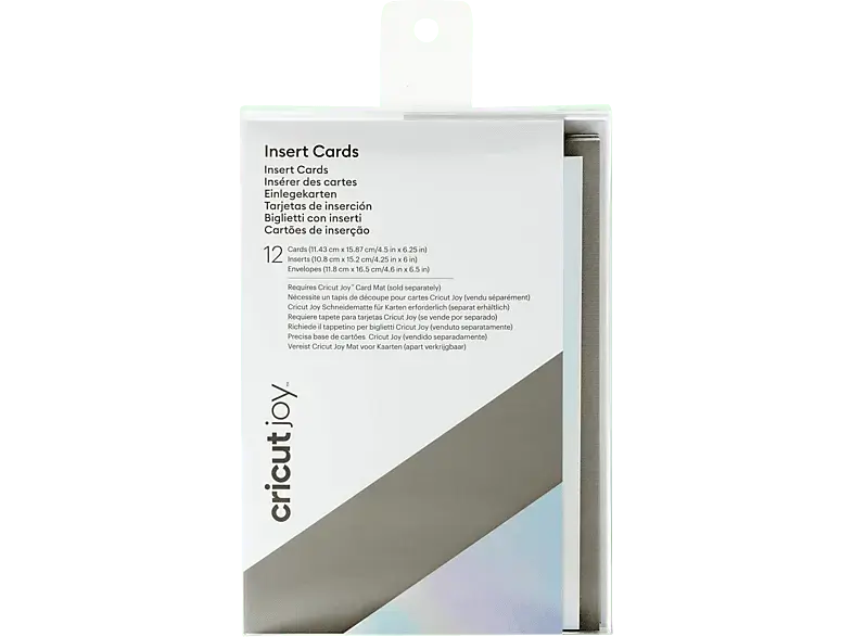 CRICUT Joy™ Insert Cards, Grau; Einsteckkarten