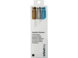 CRICUT Joy™ Metallic-Marker 1.0 mm, Gold/Silber/Blau (3 Stück); Gelstift